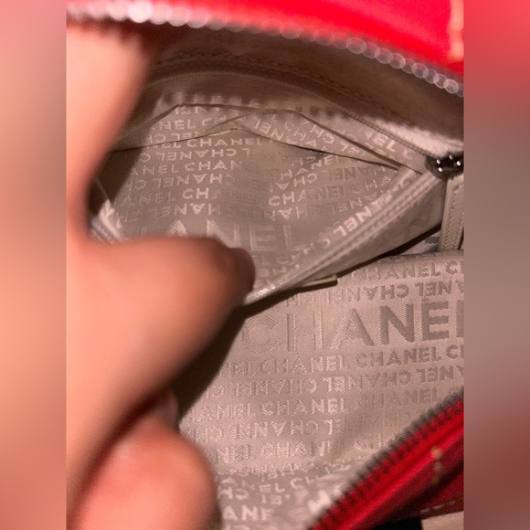 Chanel Chocolate Bar Canvas Handbag - Picture 7 of 10